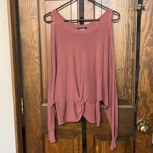 Forever 21 Dusty Rose Knit Top